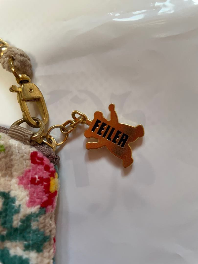 【美品、入手困難】FEILER フェイラー　ハイジチェック　サイドポーチ
