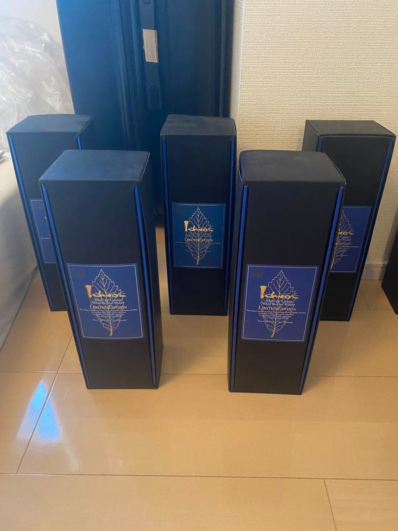 イチローズモルト　ウイスキー 5本セット 青色箱 イチローズモルト ウイスキー 5本セット 青色箱 イチローズモルト