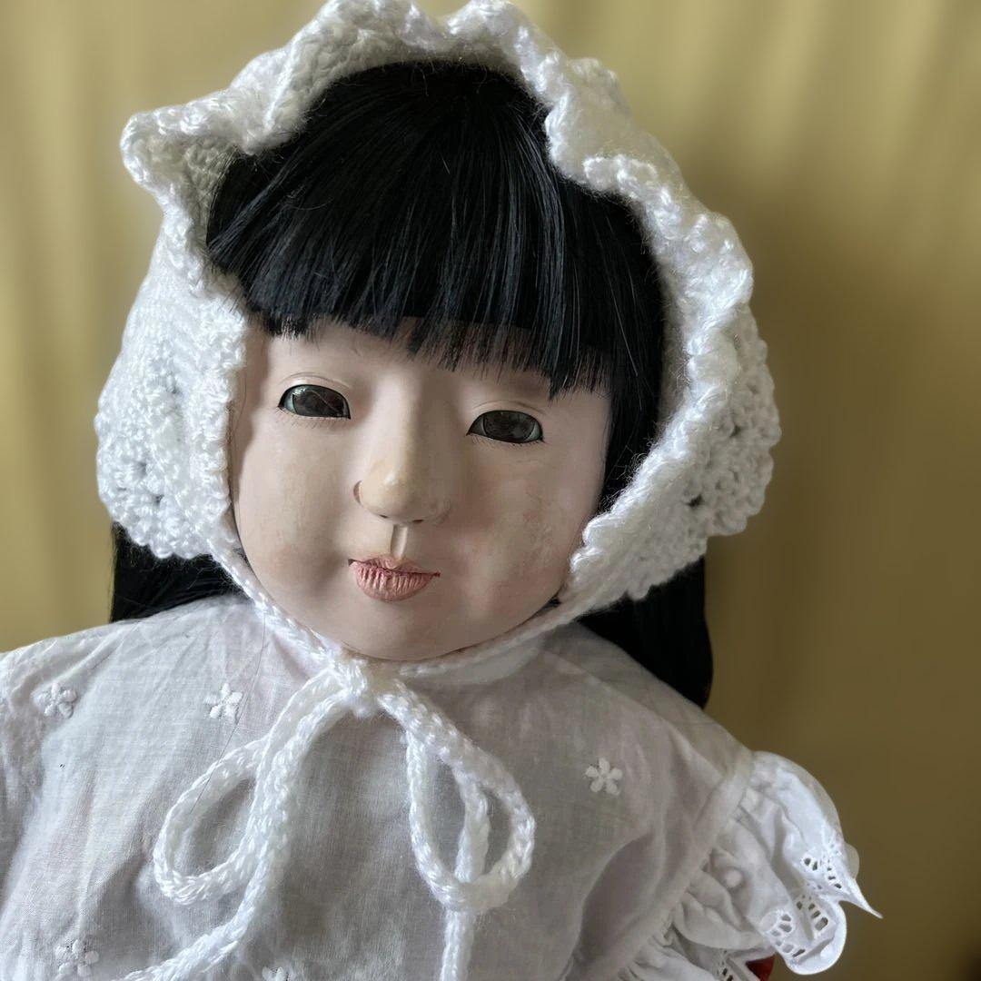 パ*コ様 市松人形 戦前 約100年前 大型73センチ - メルカリ