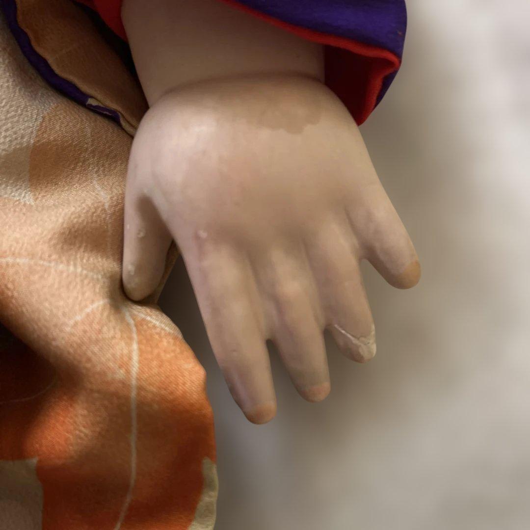 パ*コ様 市松人形 戦前 約100年前 大型73センチ - メルカリ