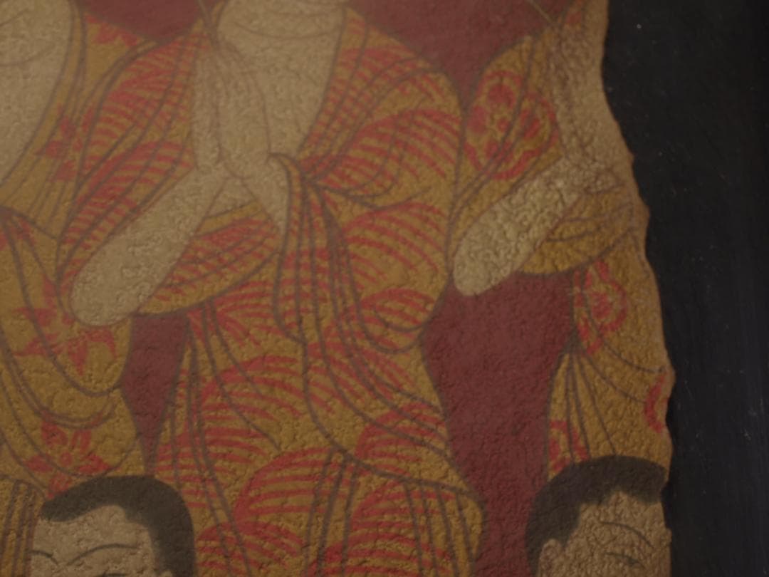 敦煌莫高窟壁画 彩絵　人物像 発掘品 AK1915A7-2