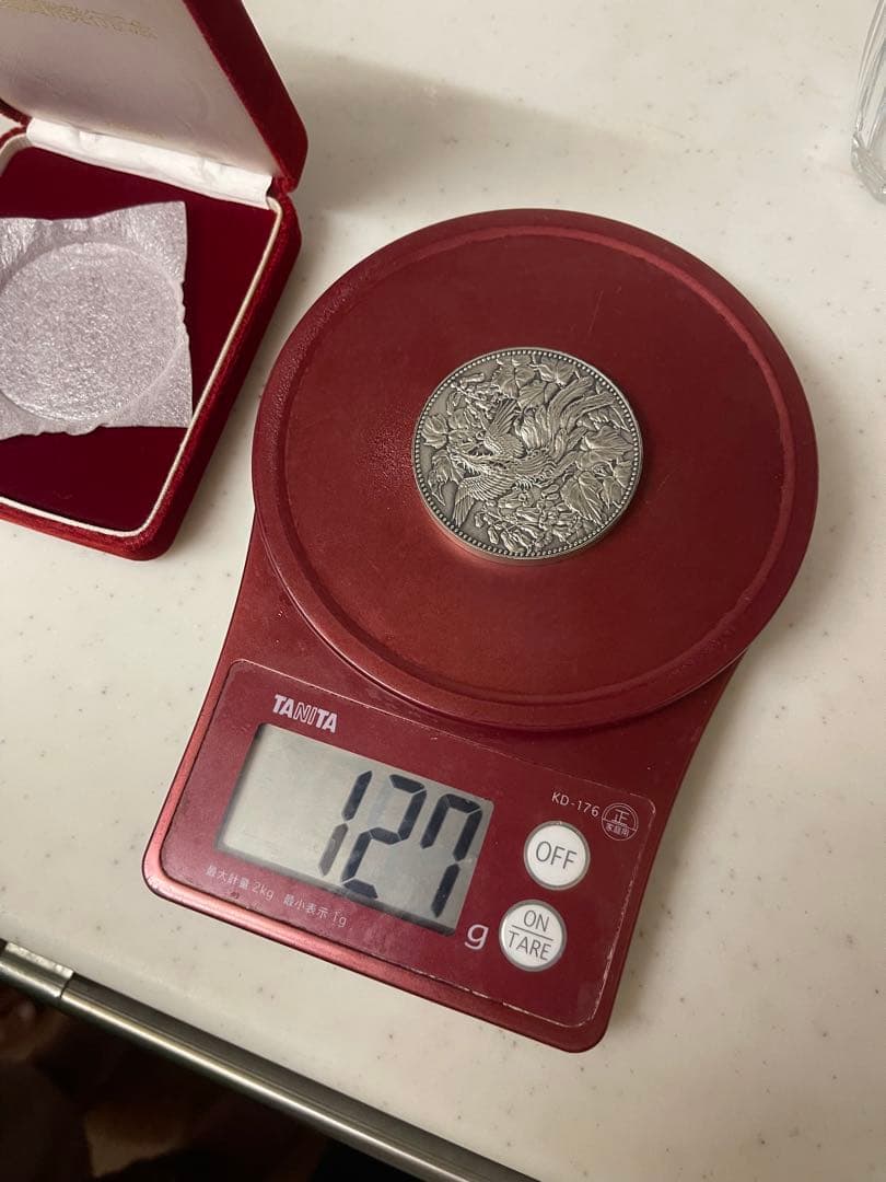 500円白銅貨幣発行記念メダル　純銀　126.8g