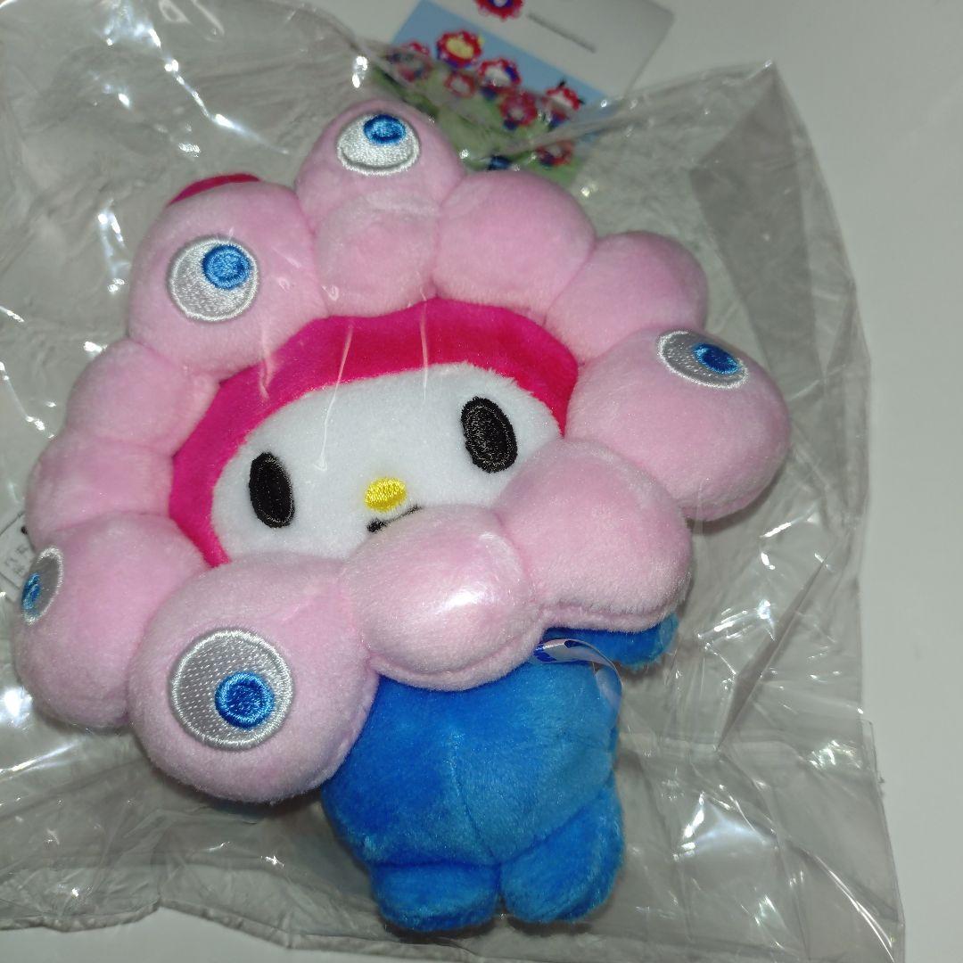 サンリオ マイメロディ ミャクミャク マスコットキーホルダー　カラビナ付き