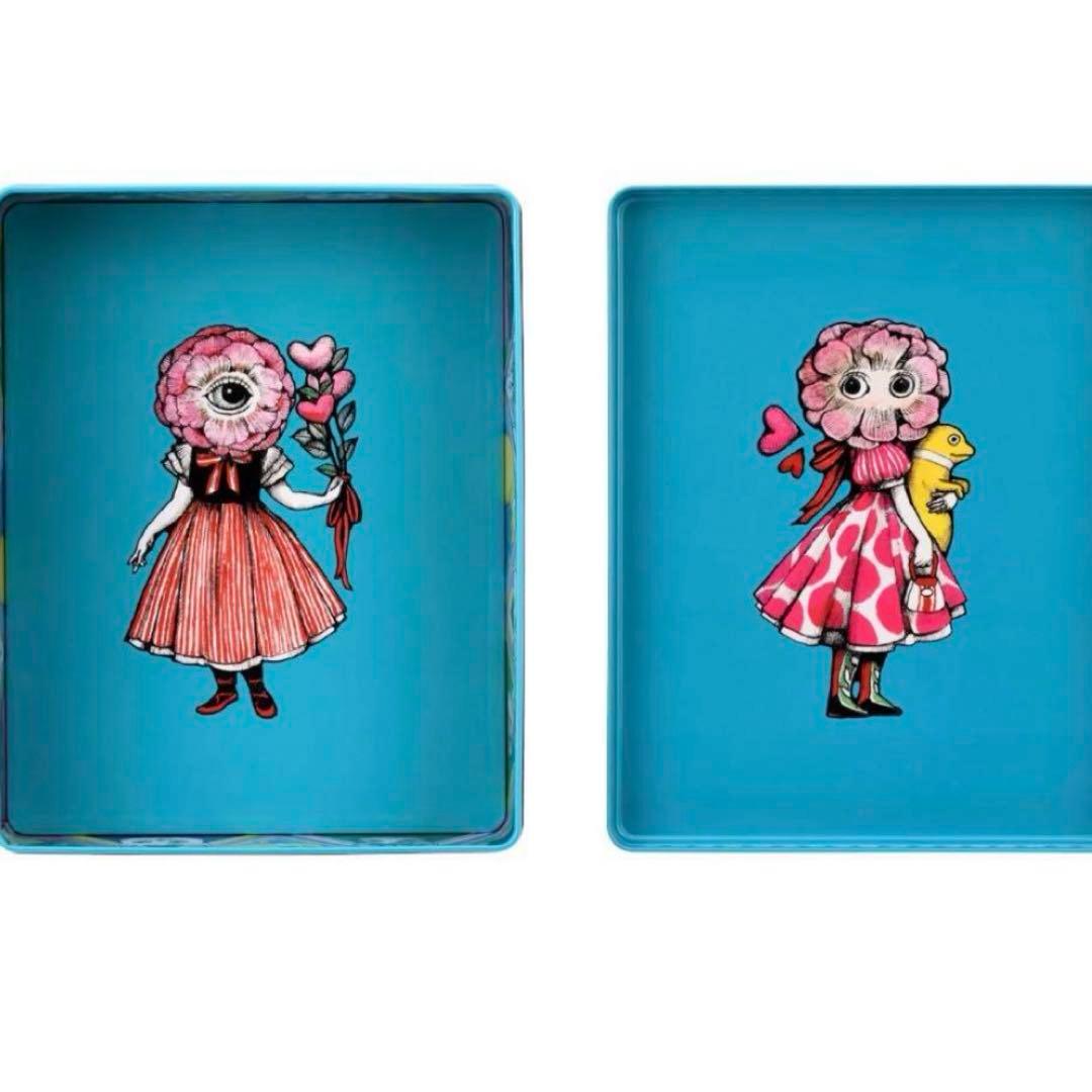 ヒグチユウコxホルベイン2024 角缶 おひめさまBOちゃん ブリキ缶