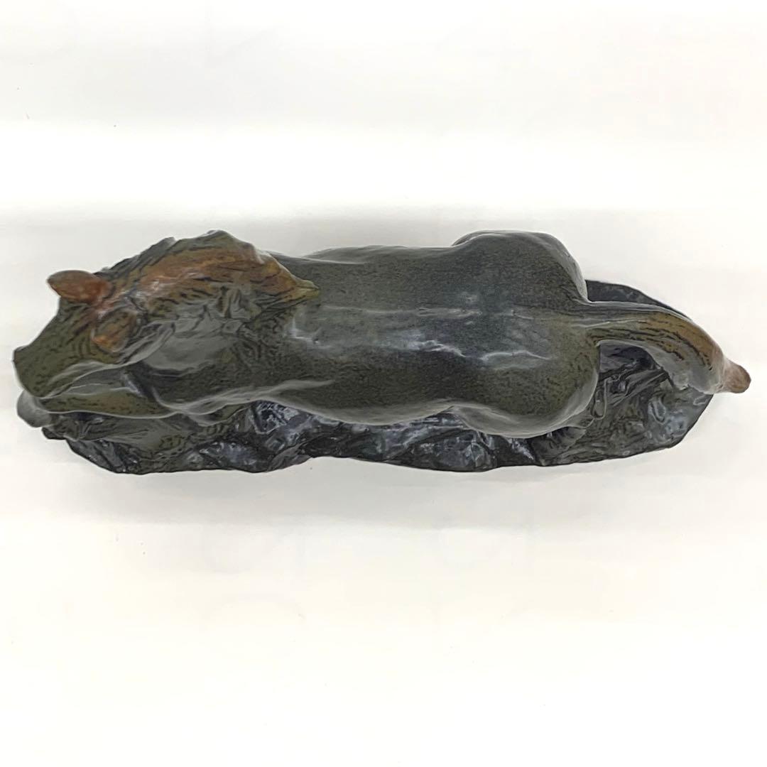 干支置物 午14常滑焼 灰釉 壬午】共箱 2026年最新】常滑