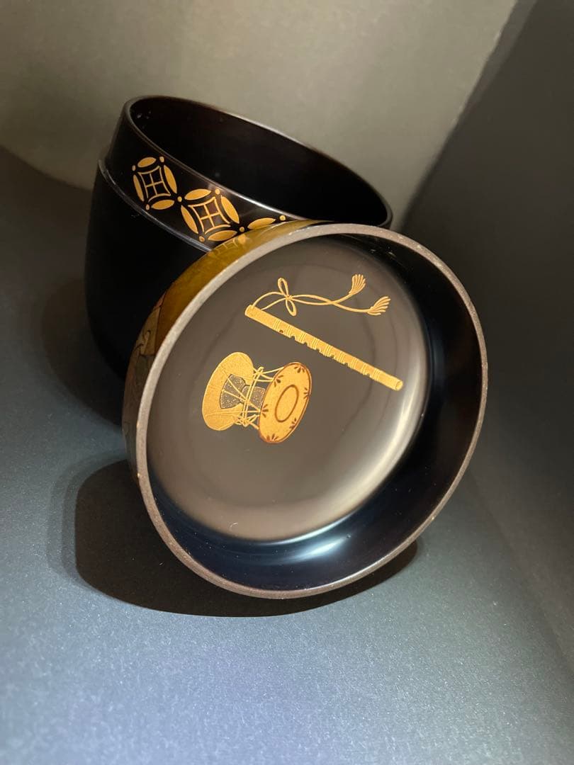 大棗 一后一兆作 人形廻ノ図 山田宗囲書附