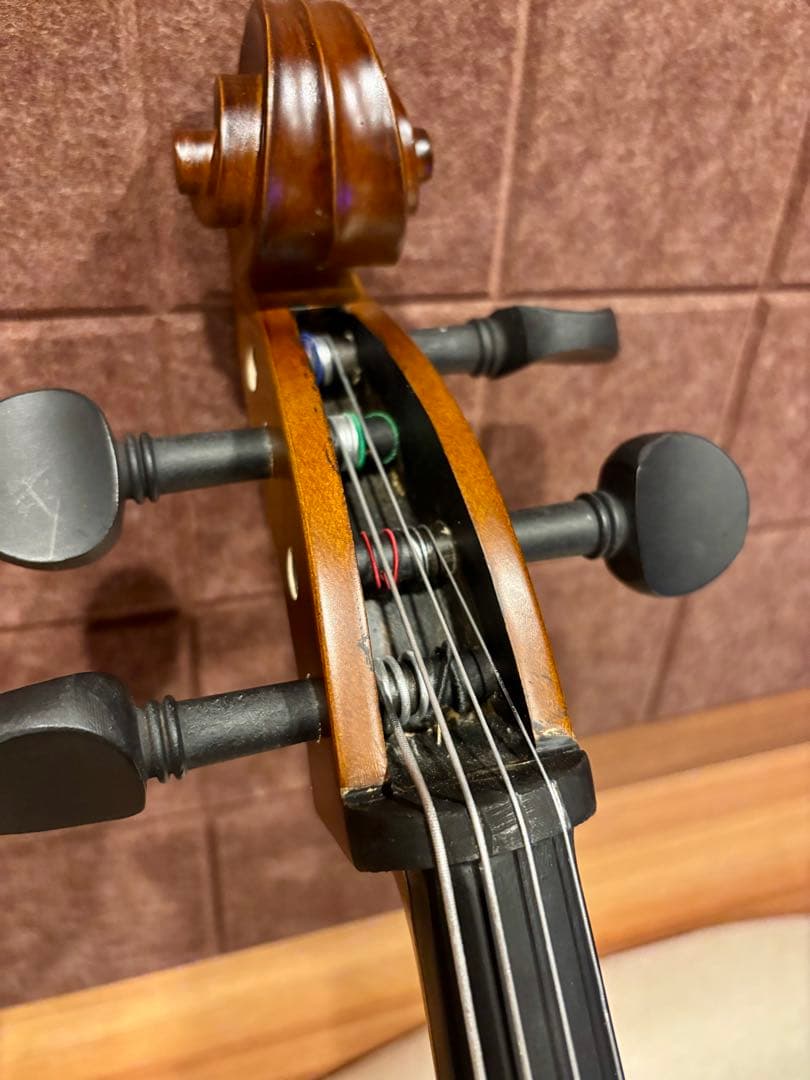 【San】1/2 チェロ ソフトケース・弓付き 初心者向け 分数