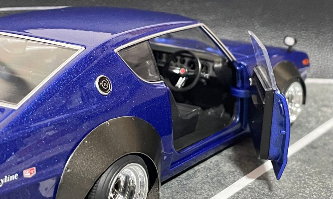 1/24 アシェット 国産名車 スカイライン ケンメリ 旧車 改造車 カスタム