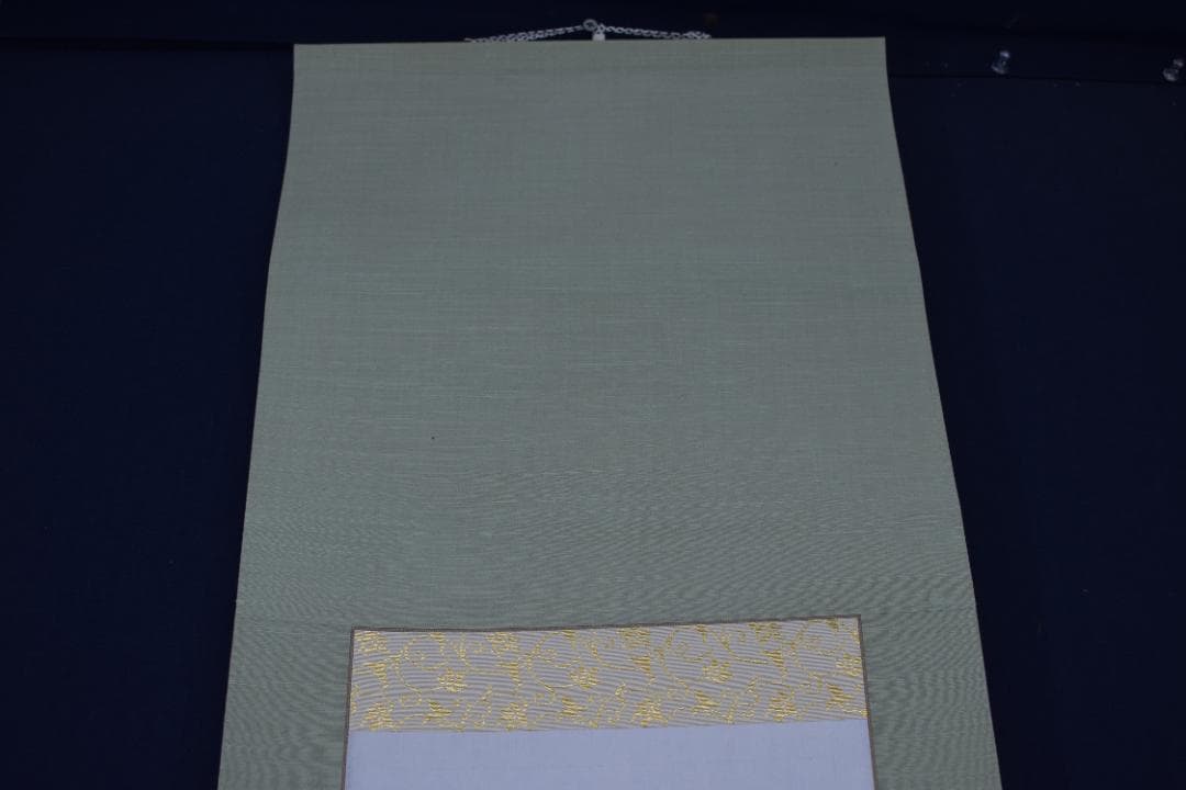 真作】高野山管長/森寛紹/俳句/涼しさや・・・・/掛軸☆宝船☆Y-947