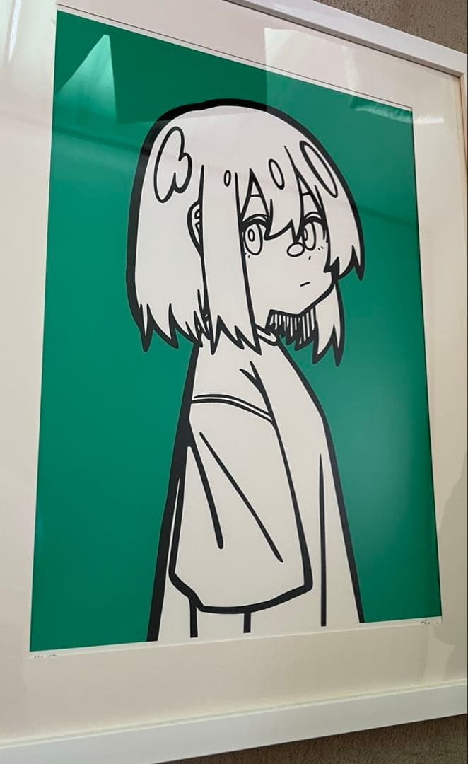 田代卓 シルクスクリーン版画(イヌ)