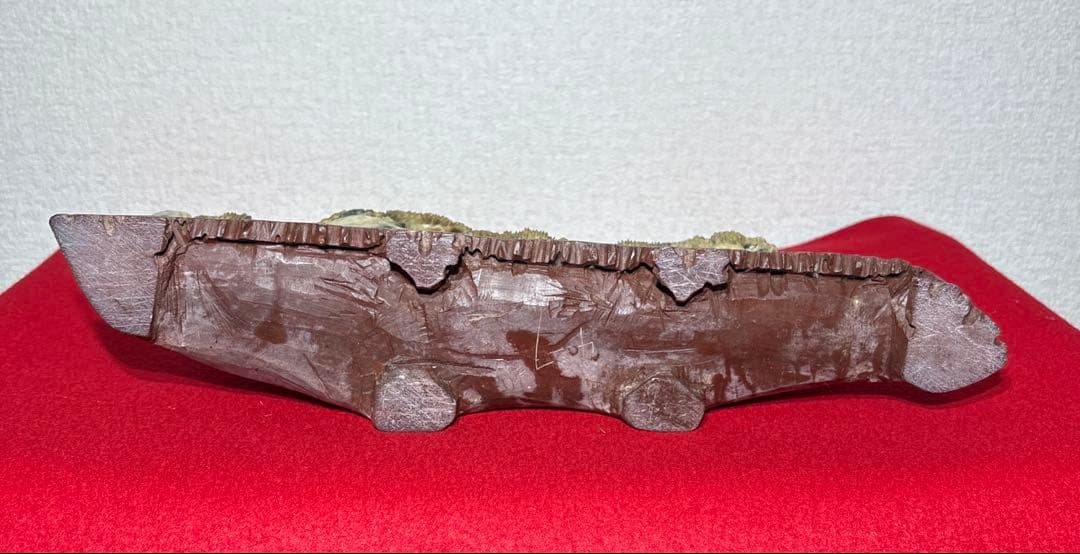 中国美術　寿山石　楼閣山水　置物　床飾　彫刻　4.45kg