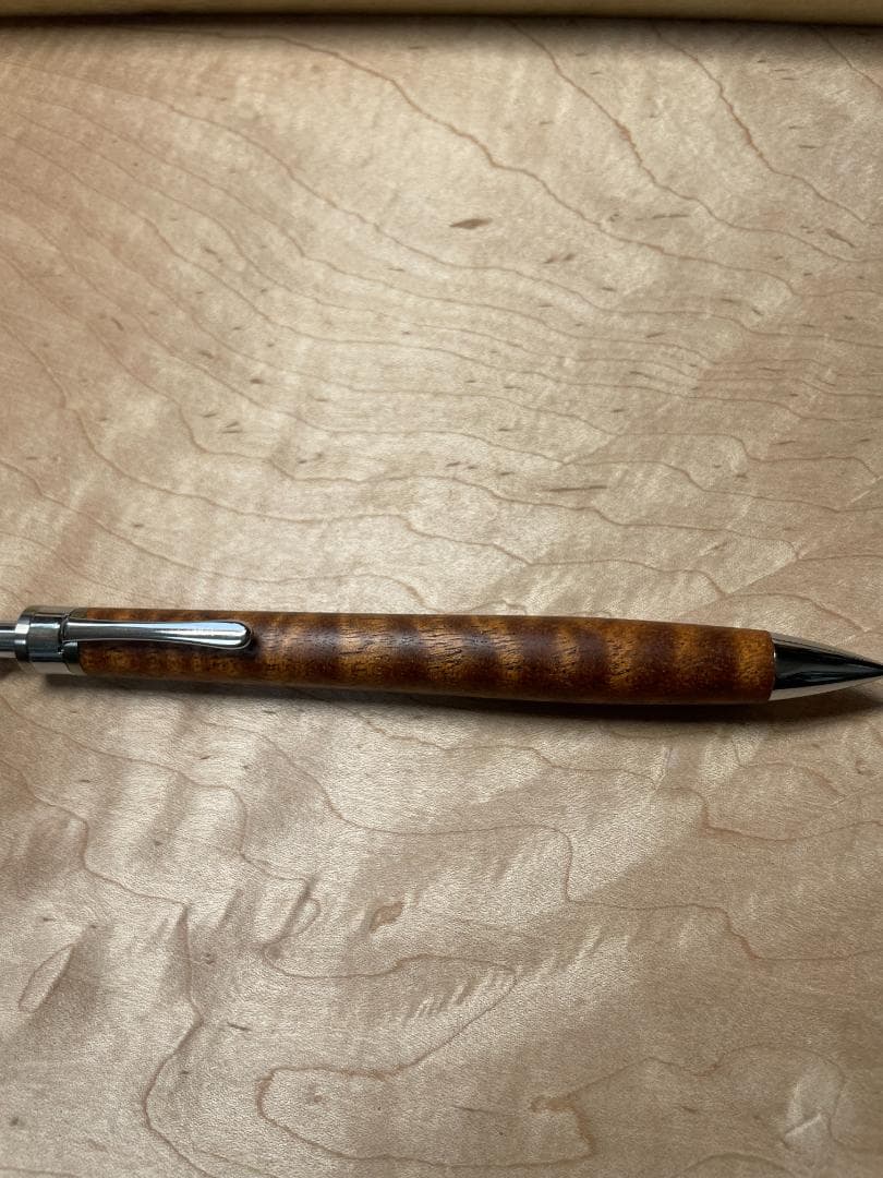 【工房楔 木軸ペン】サペリ杢