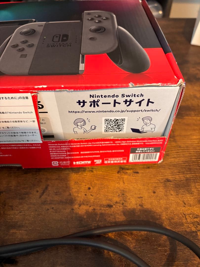 Nintendo Switch 本体 グレー 動作確認済み　⚠︎詳細確認願います