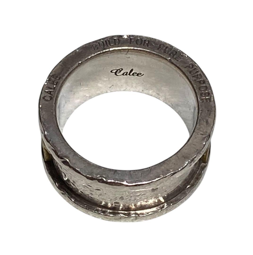 【CALEE】Policy Ring OLD シルバー ポリシーリング 22号
