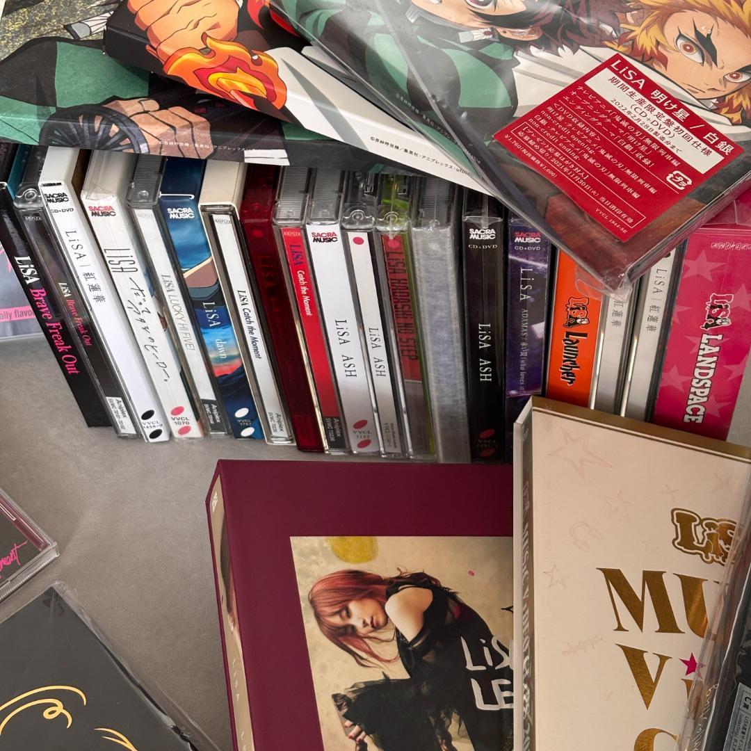 LiSA Blu-ray/DVD/CD LIVEグッズまとめ ペンライト