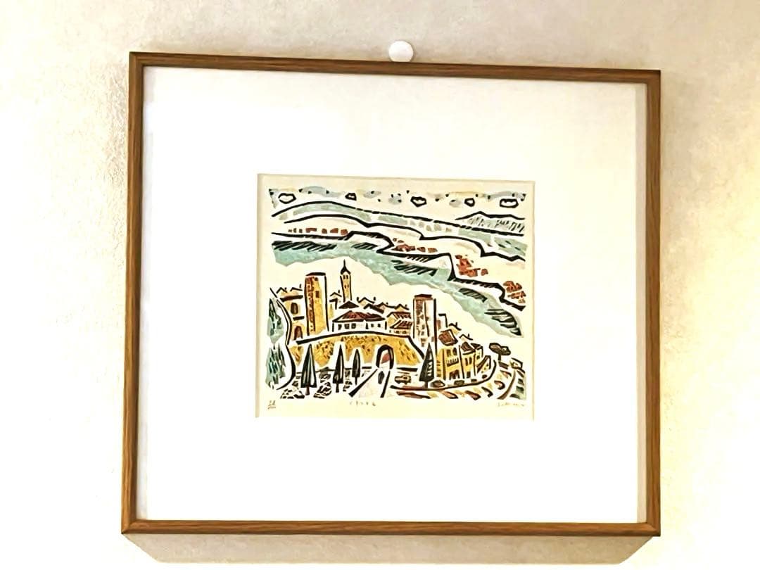 柏原覚太郎花瓶の薔薇古径額