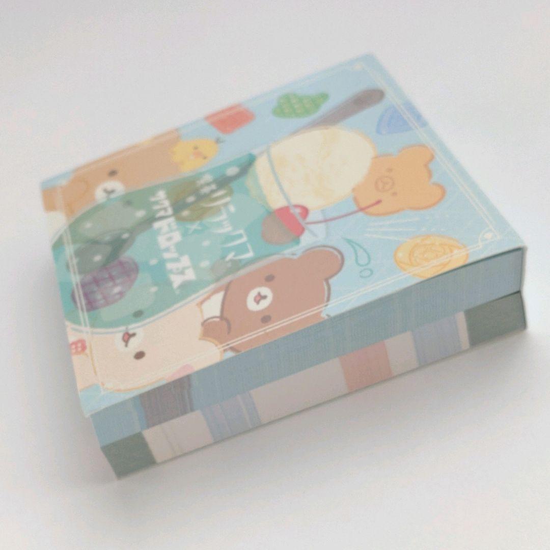 リラックマ サクマドロップス ブロックメモ メモ帳 コリラックマ