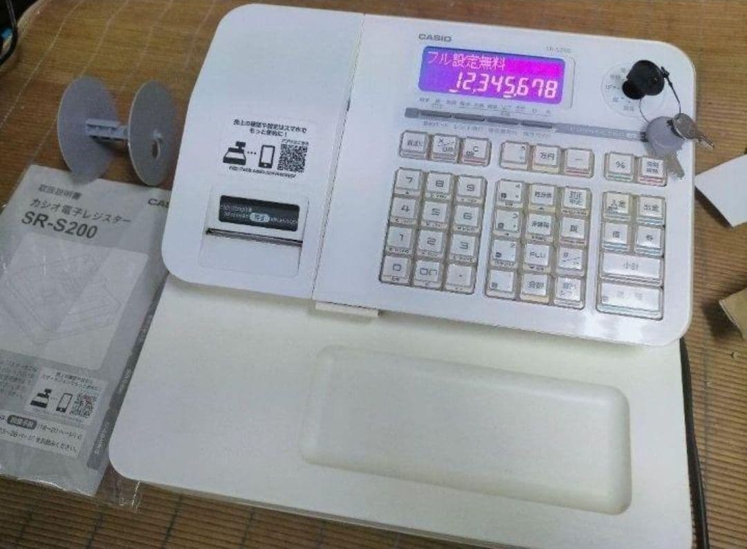 カシオレジスター SR-S200 最新機種 スマホ設定売上管理 200900