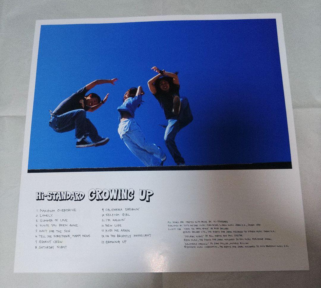 希少　限定盤　Hi-Standard　GROWING UP　レコード　ハイスタ