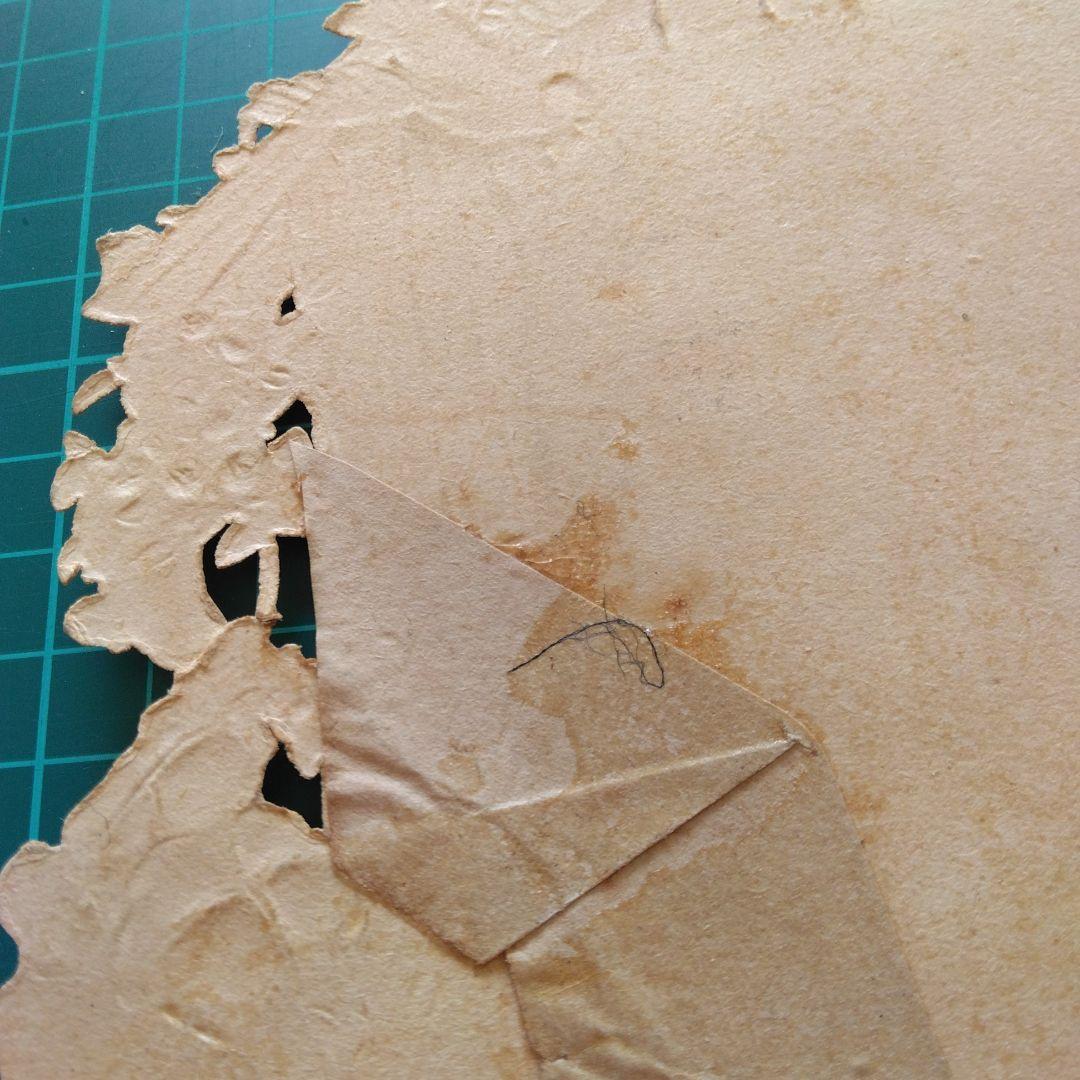 珍品 愛らしい子どもの大きめクロモス 補修跡あり フランス 蚤の市