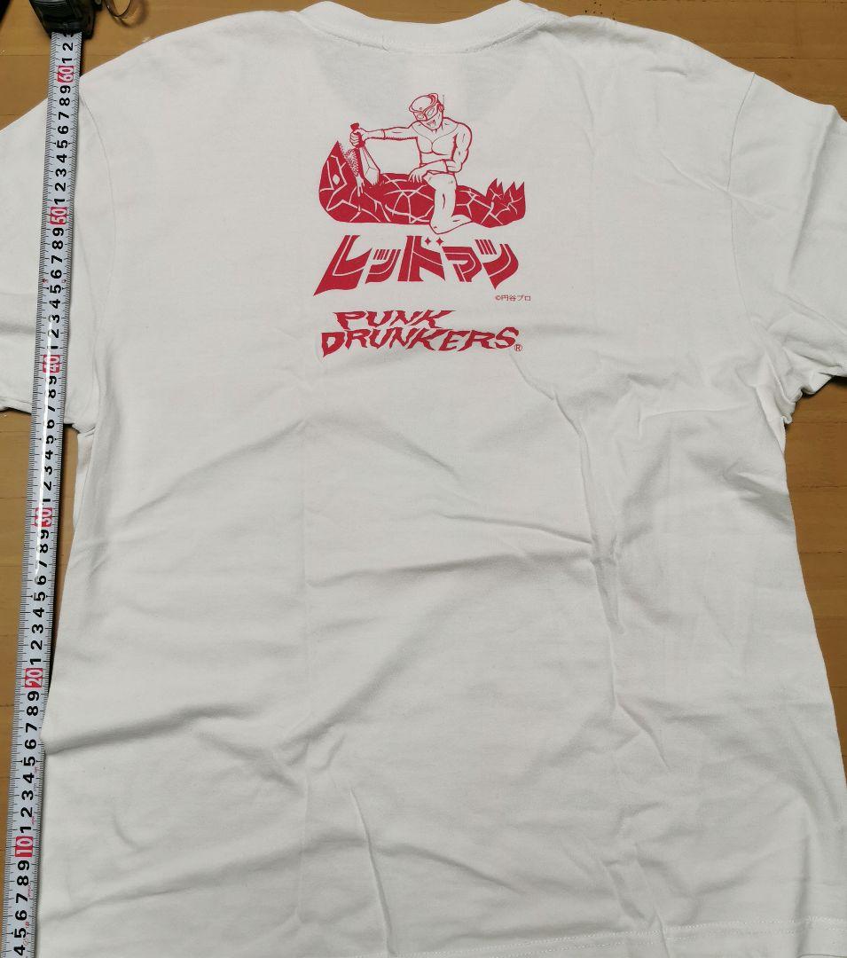 ウルトラマン　円谷プロ　レッドマン　赤いアイツ　パンクドランカー　Tシャツ