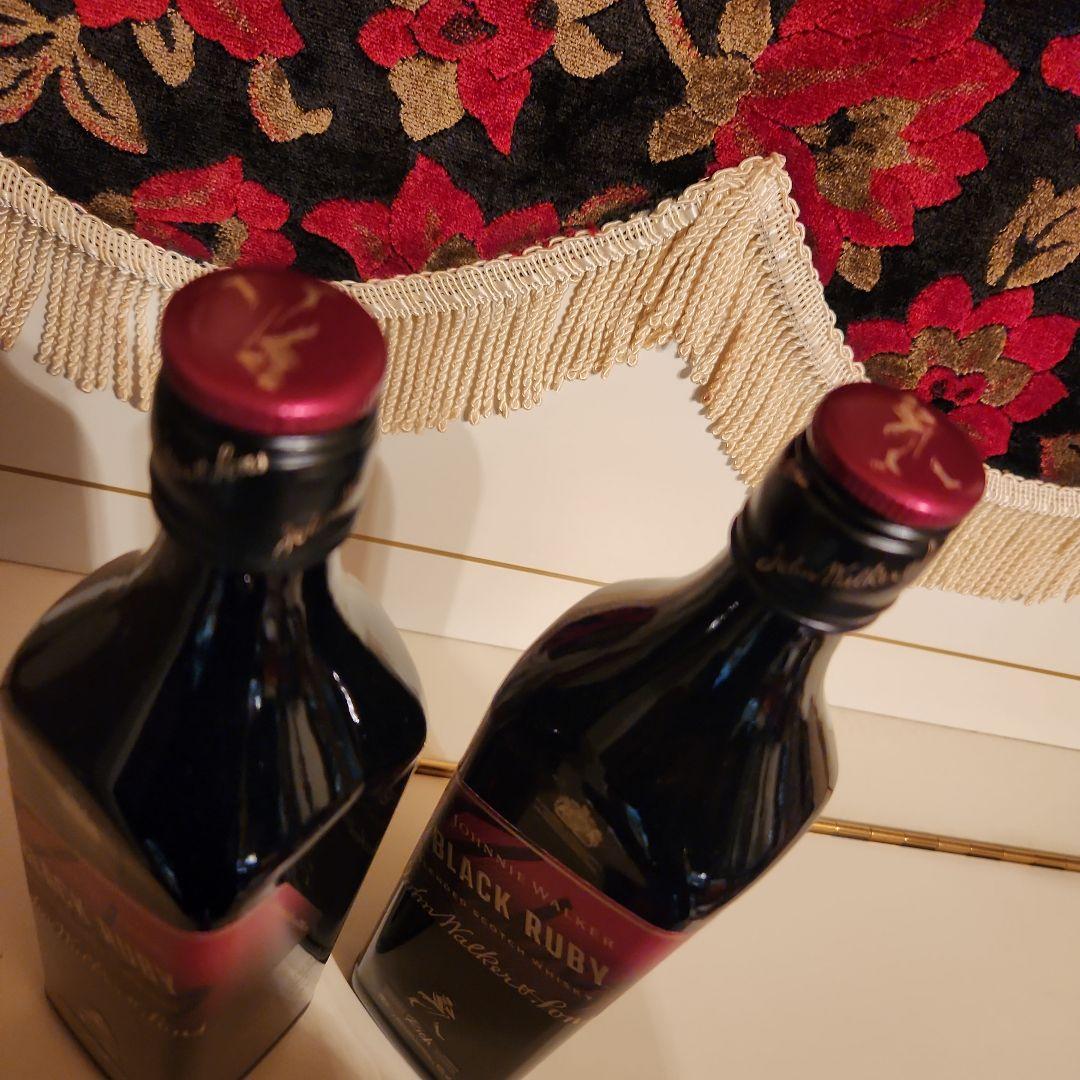 新]( 貴重商品 ) JohnnieWalker Black Ruby 2本