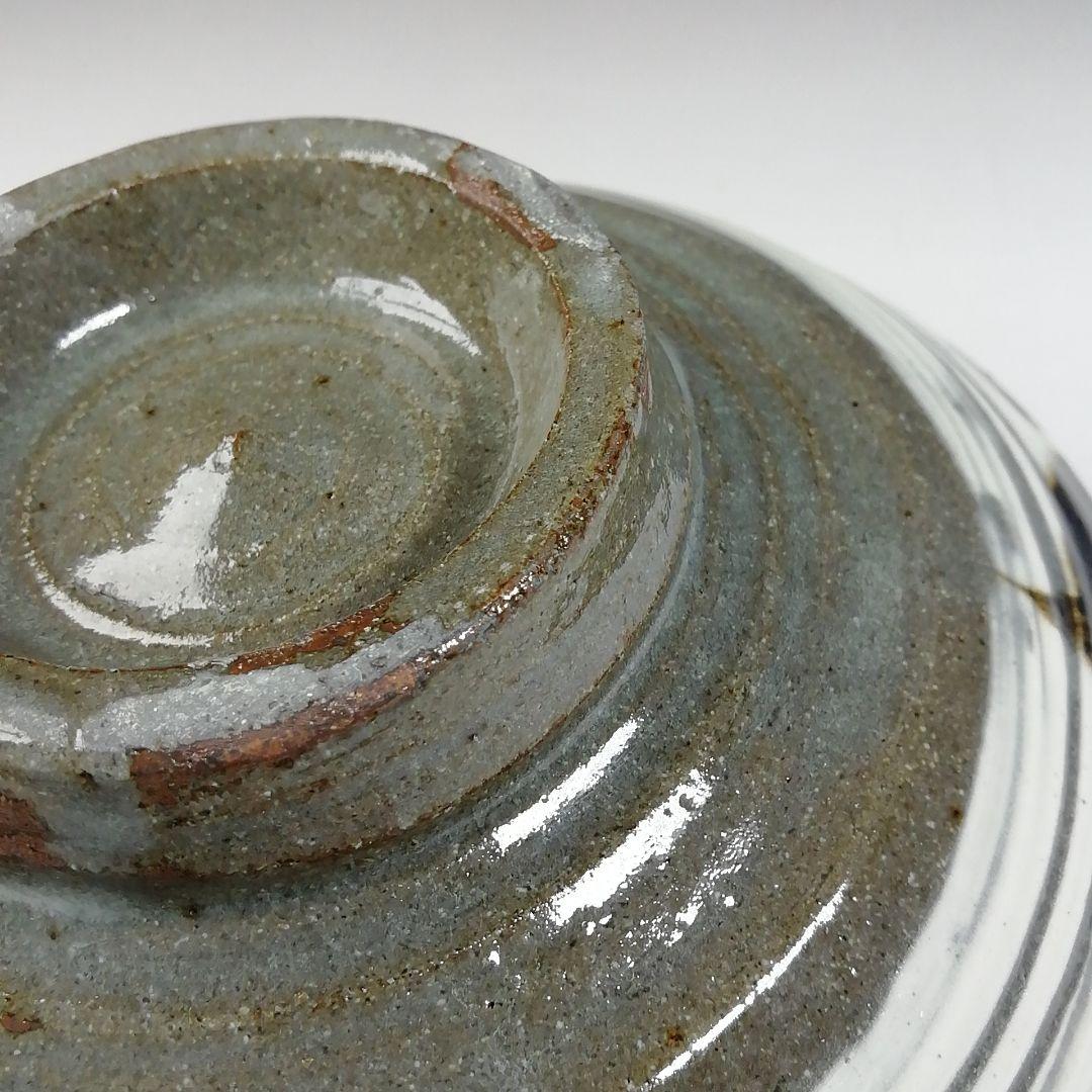 T549 茶碗 『絵刷毛目 茶碗』『楽山窯造』 共箱 抹茶碗 茶道具