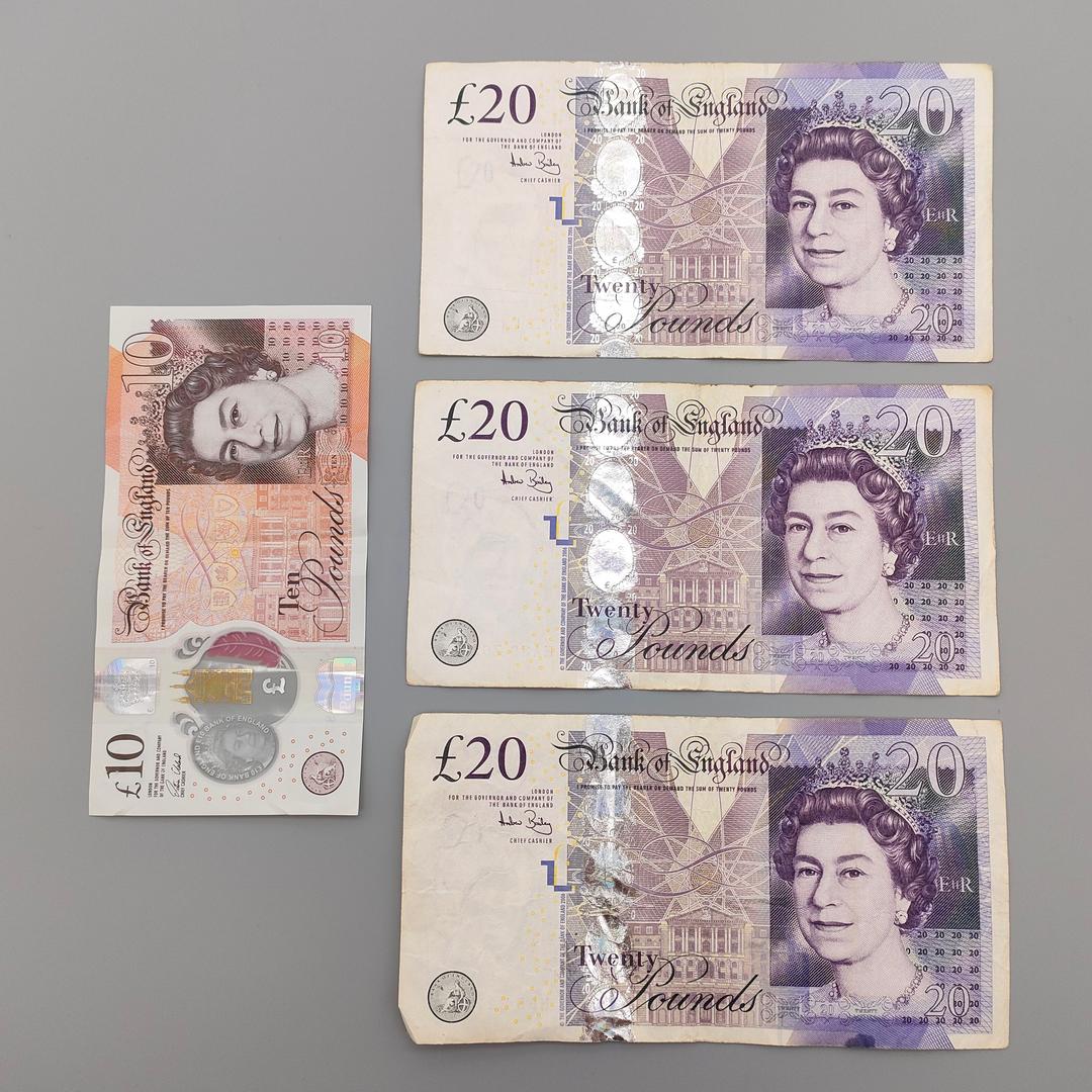 ポンド旧紙幣 20ポンド 10ポンド