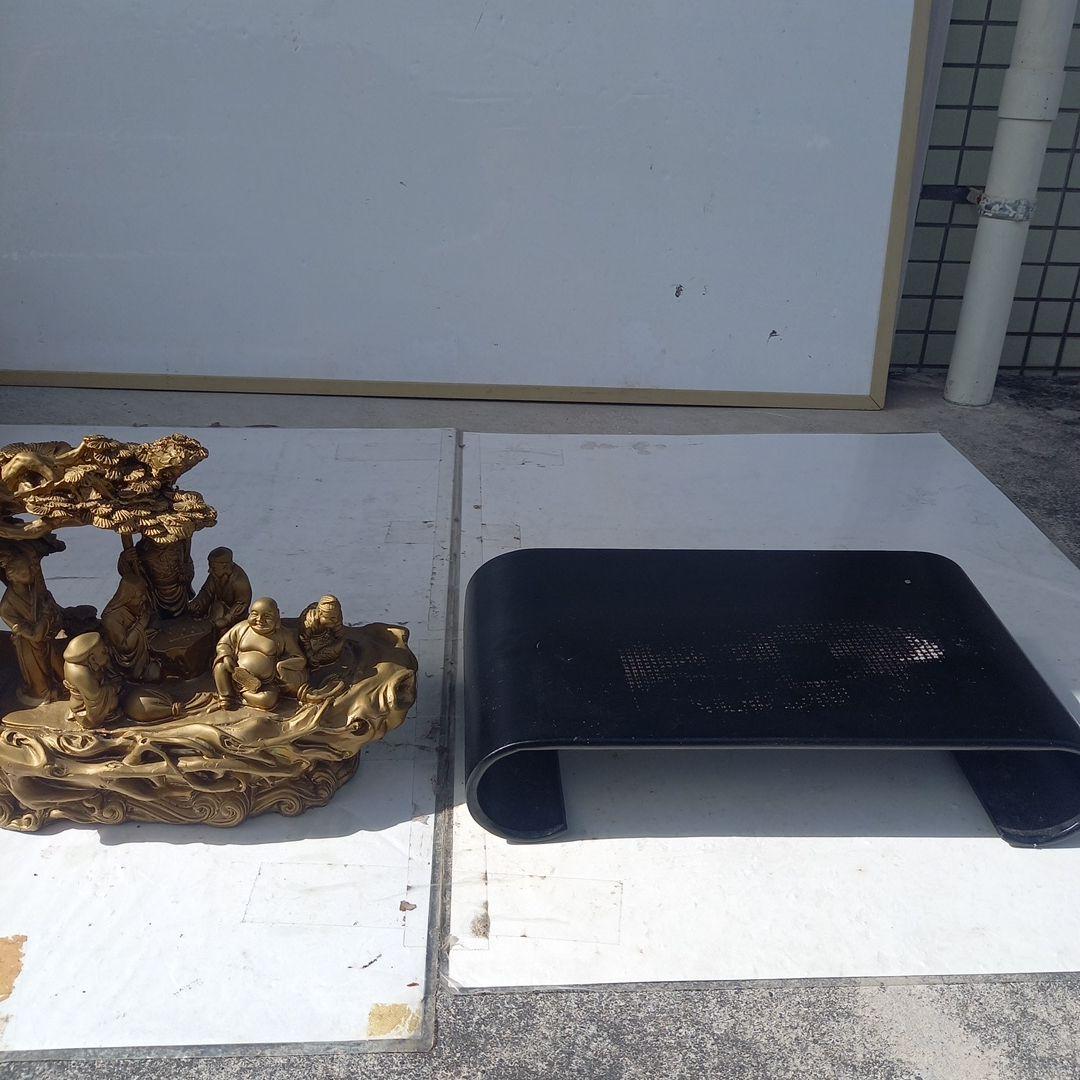 道教の八仙をモチーフにした置物 幅38cm 道教の八仙をモチーフに