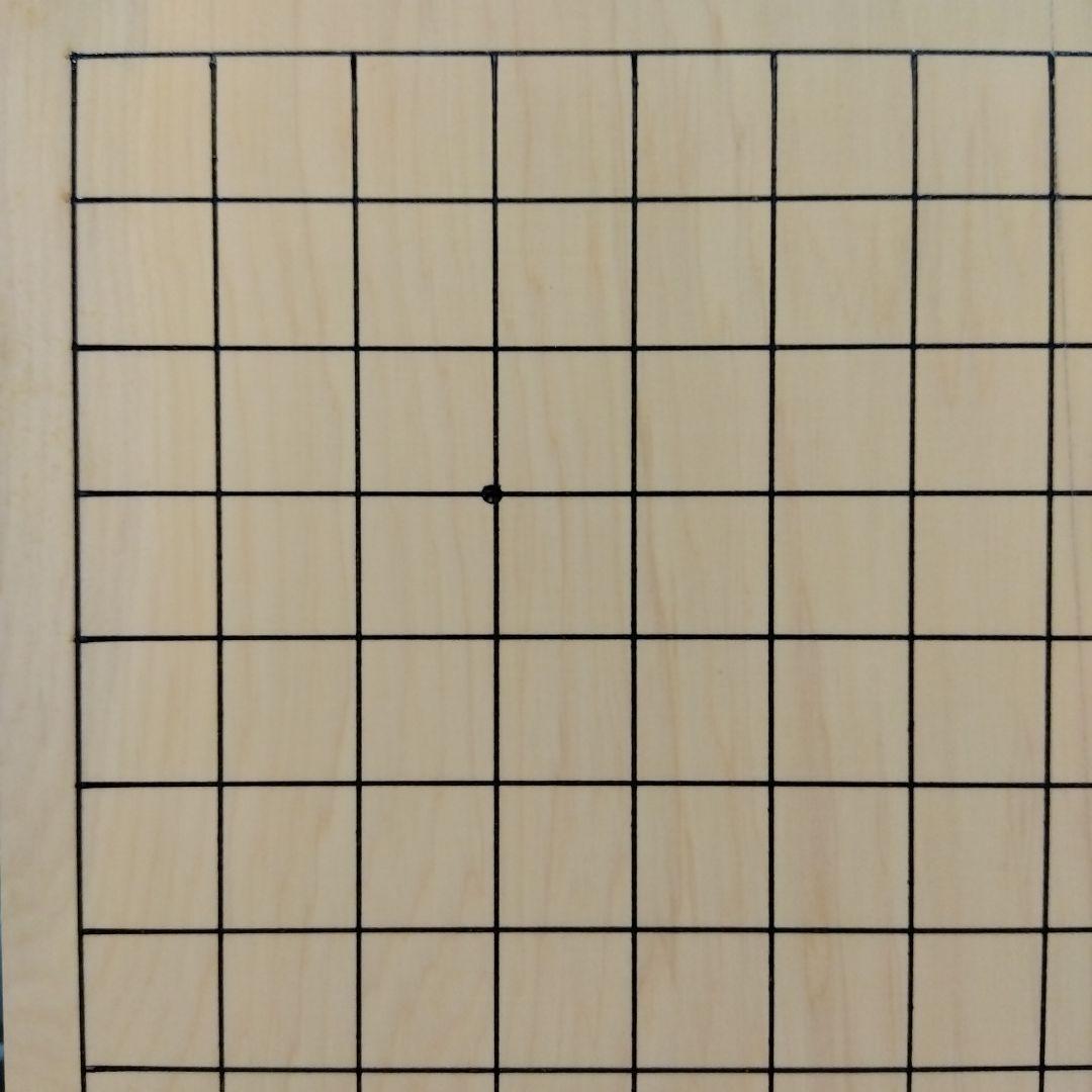 【国産　本榧　6寸碁盤　木表　未使用】