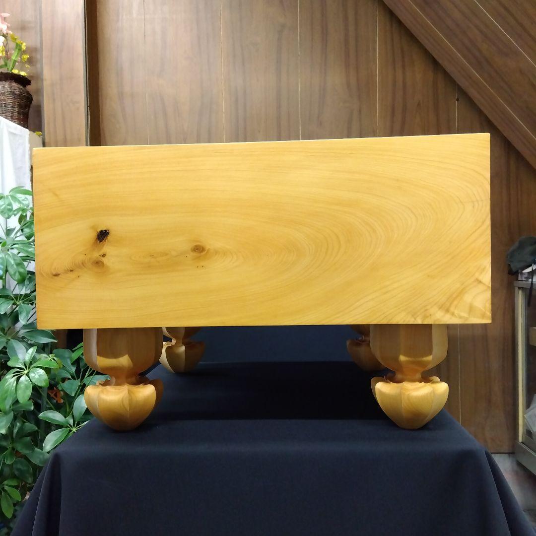 【国産　本榧　6寸碁盤　木表　未使用】