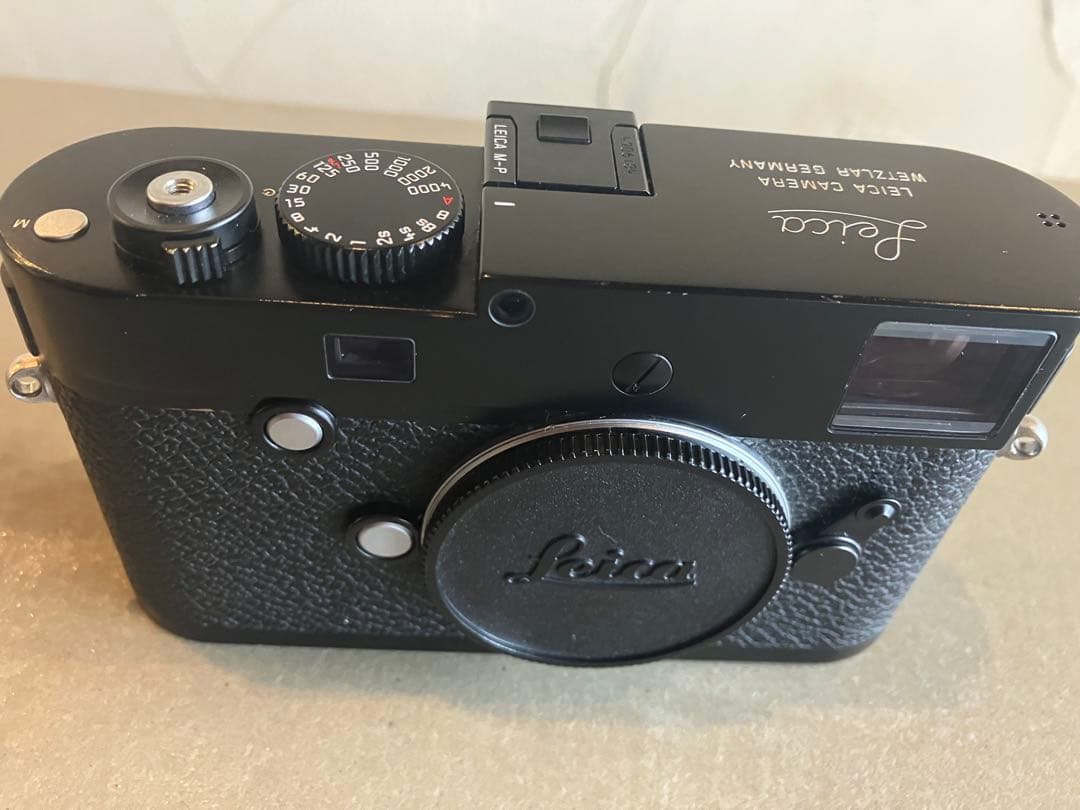 ライカ M-P240ブラックペイント 予備バッテリーレザーケース Leica M-P