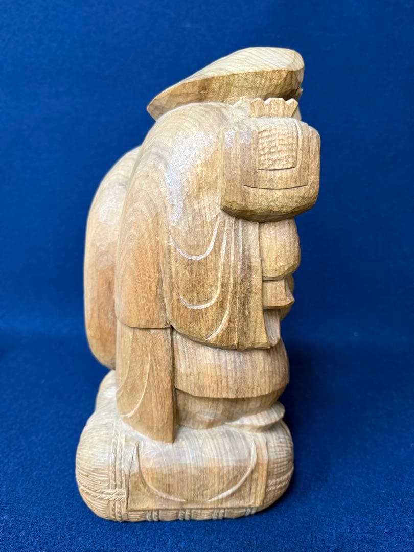 せんとくん作者 薮内佐斗司 大黒天 木彫 彫刻 美術品 レア 希少 大黒天