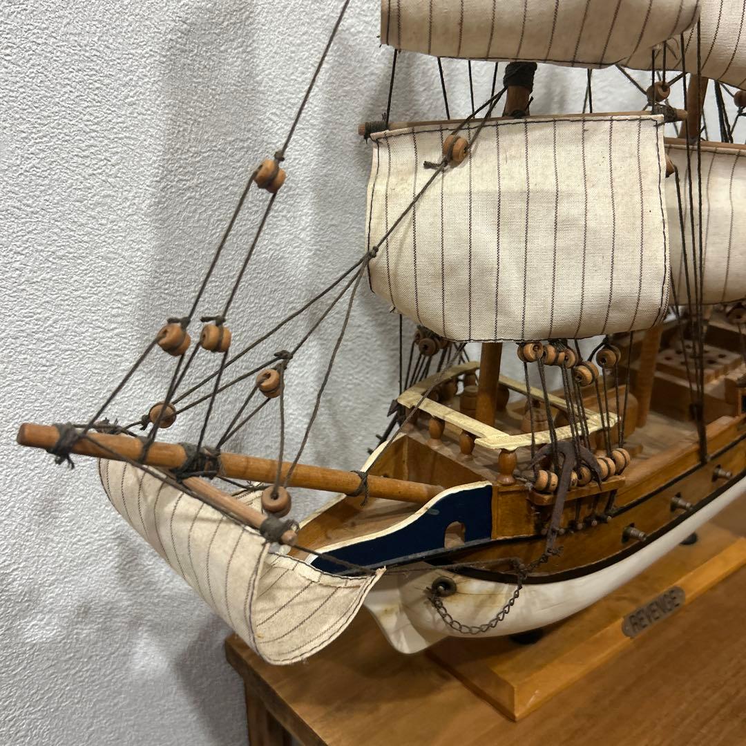 revenge ガレオン船　イギリス　帆船　ボート　ビンテージ　アンティーク