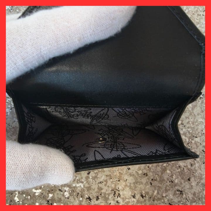 【新品未使用】ヴィヴィアンウエストウッド三つ折り財布　165VW765　ブラック