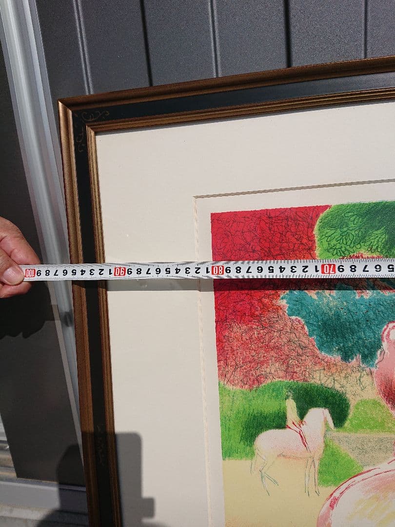 絵画 ポールギヤマン リトグラフ