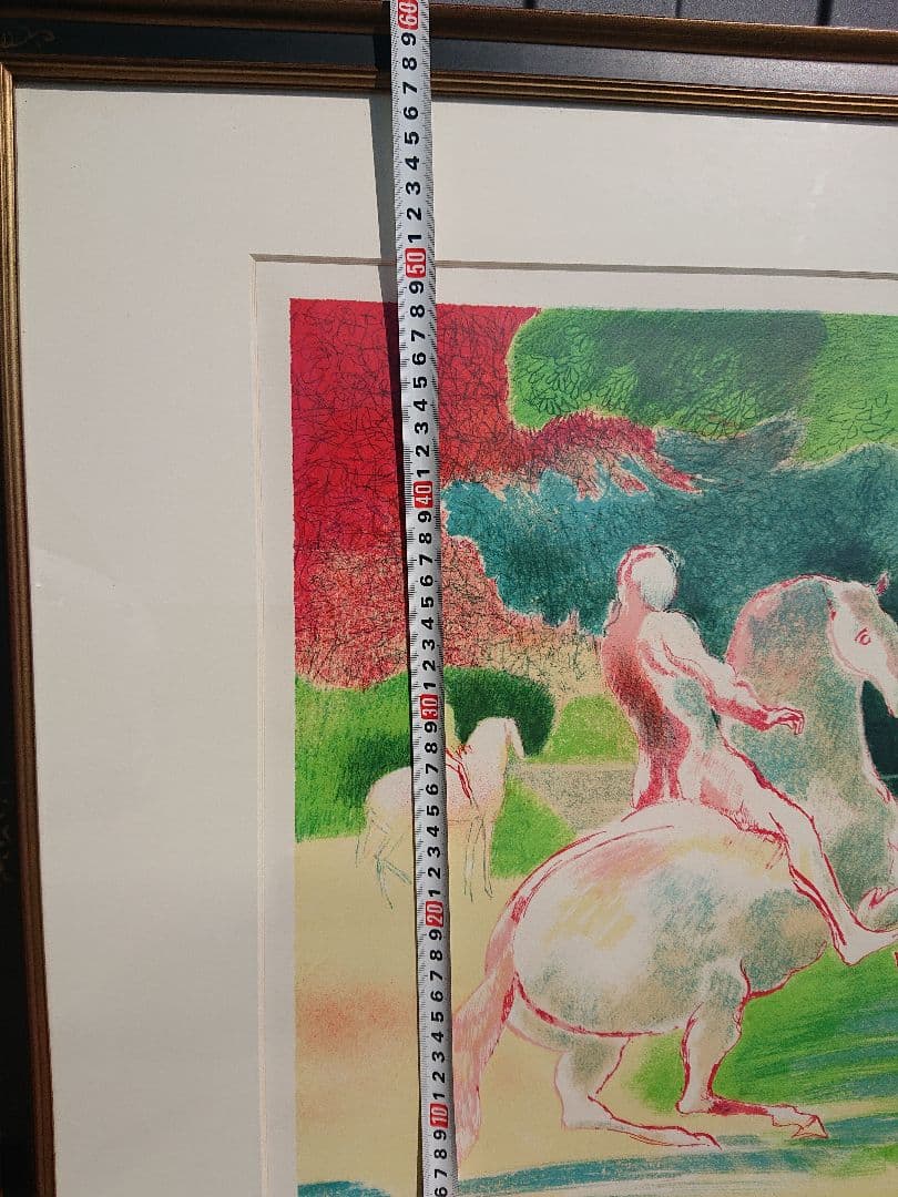 絵画 ポールギヤマン リトグラフ