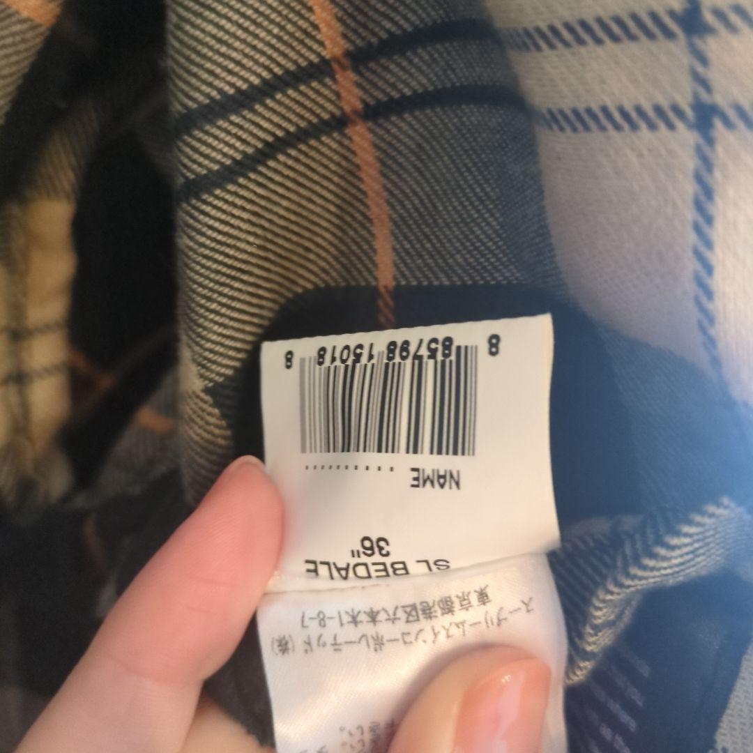 Barbour SL BEDALE 36 SAGE コーデュロイ襟付き