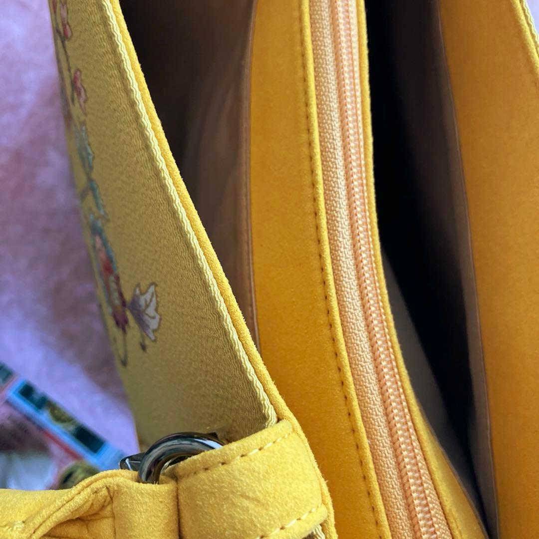 岡重　和装用　トートバッグ　黄金色