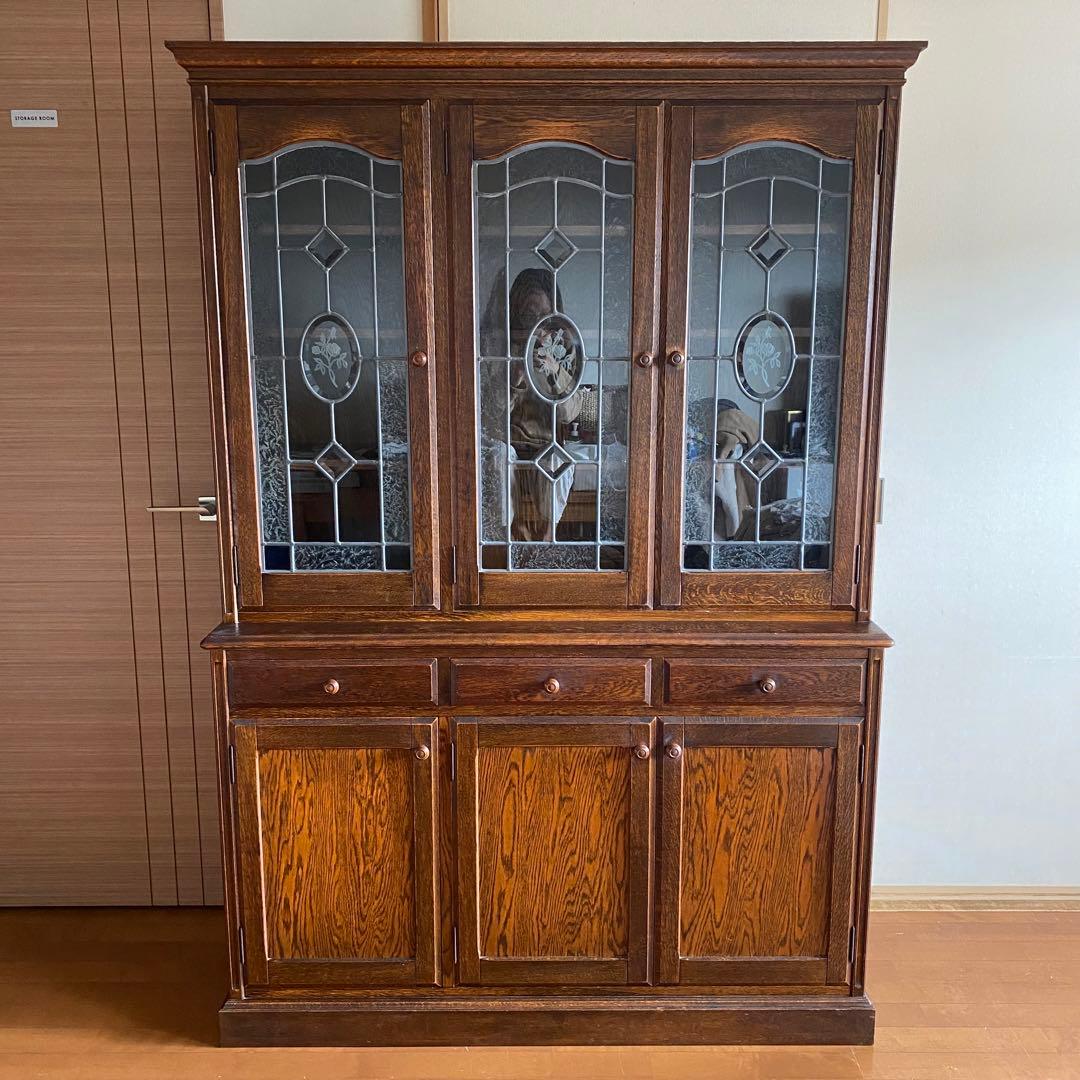 ヴィンテージ US アンティーク 3段 コンパクト アクセント キャビネット