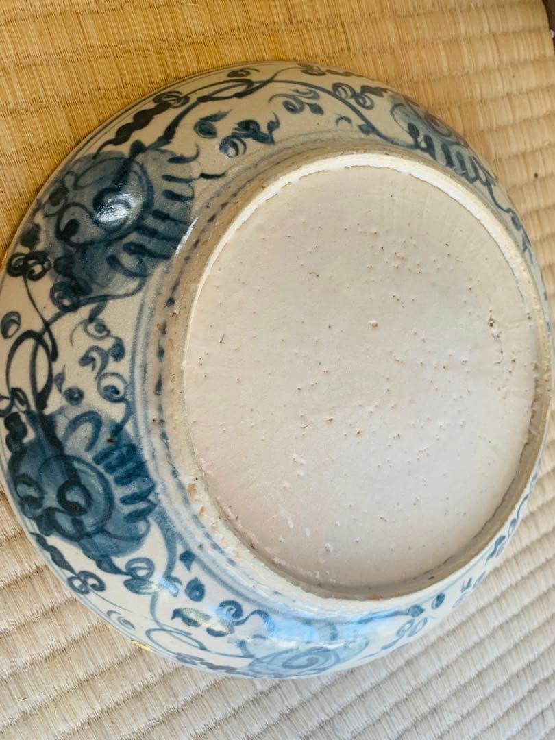 中国明時代中早期染付大皿