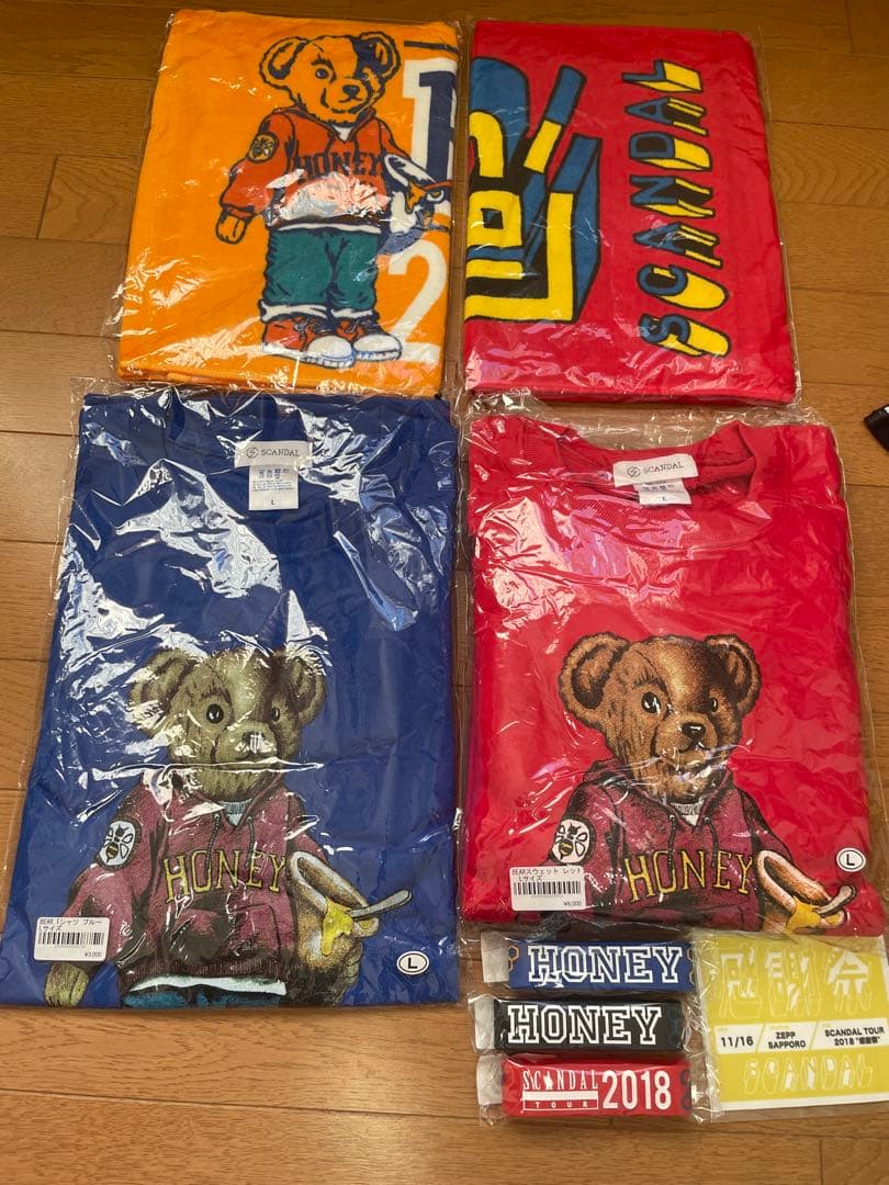 ど*ん様 SCANDAL グッズまとめ売り タオル Tシャツ 他 美品・ほぼ新品