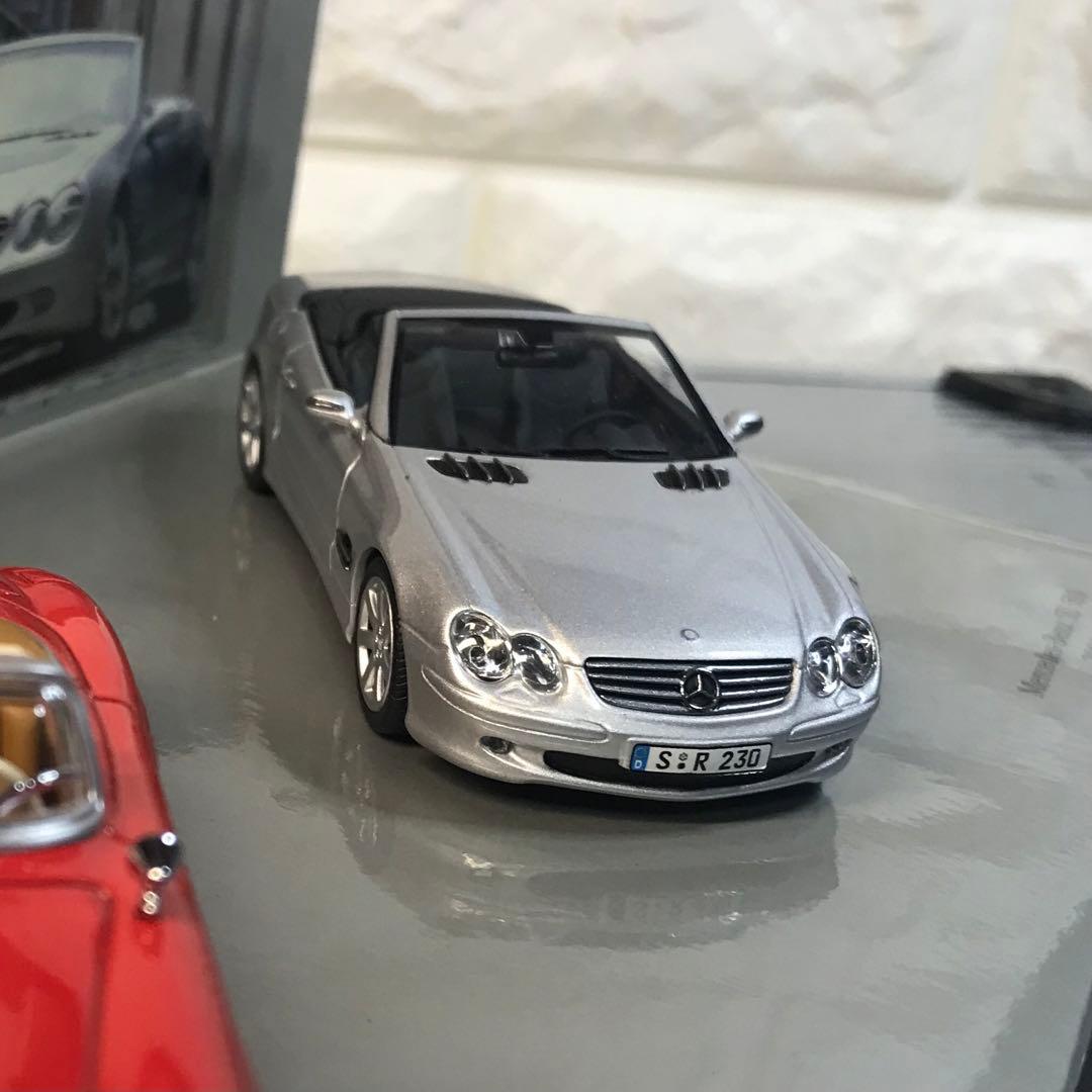 Mercedes-Benz SL 2台　1/43
