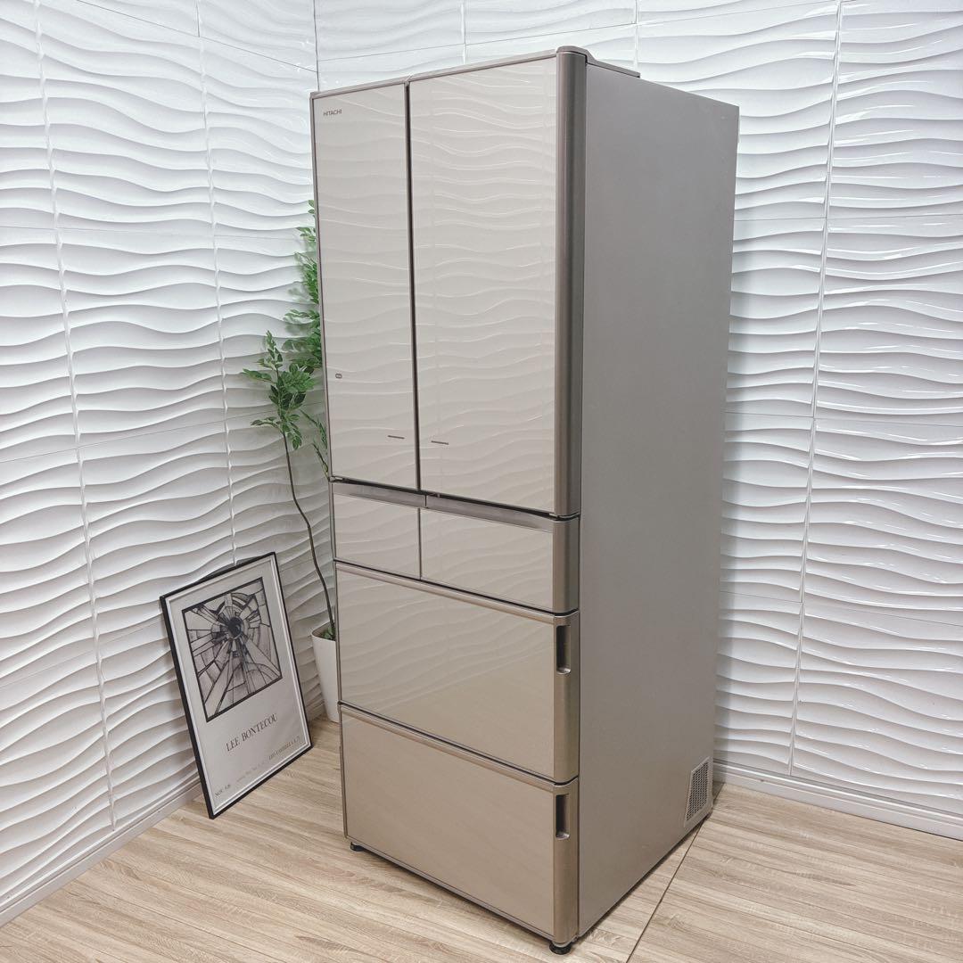 ◇大阪府神戸市配達無料！5ヶ月保証◇日立◇真空チルド◇冷蔵庫555L◇2016年