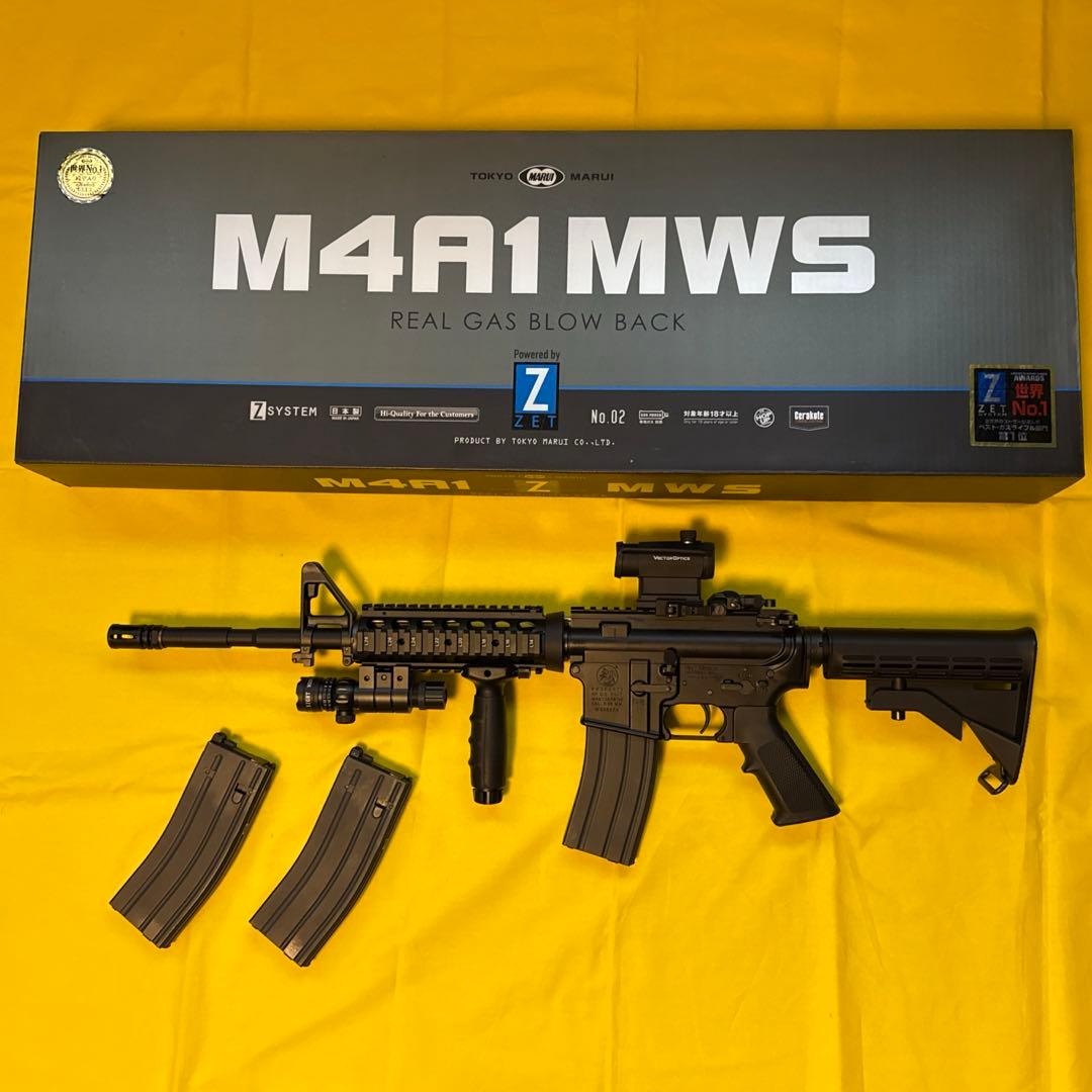東京マルイ　M4A1 MWS （オプションパーツ付き） 楽天市場】【作動保証付き】【楽天1位!39冠】 東京マルイ M4A1 MWS
