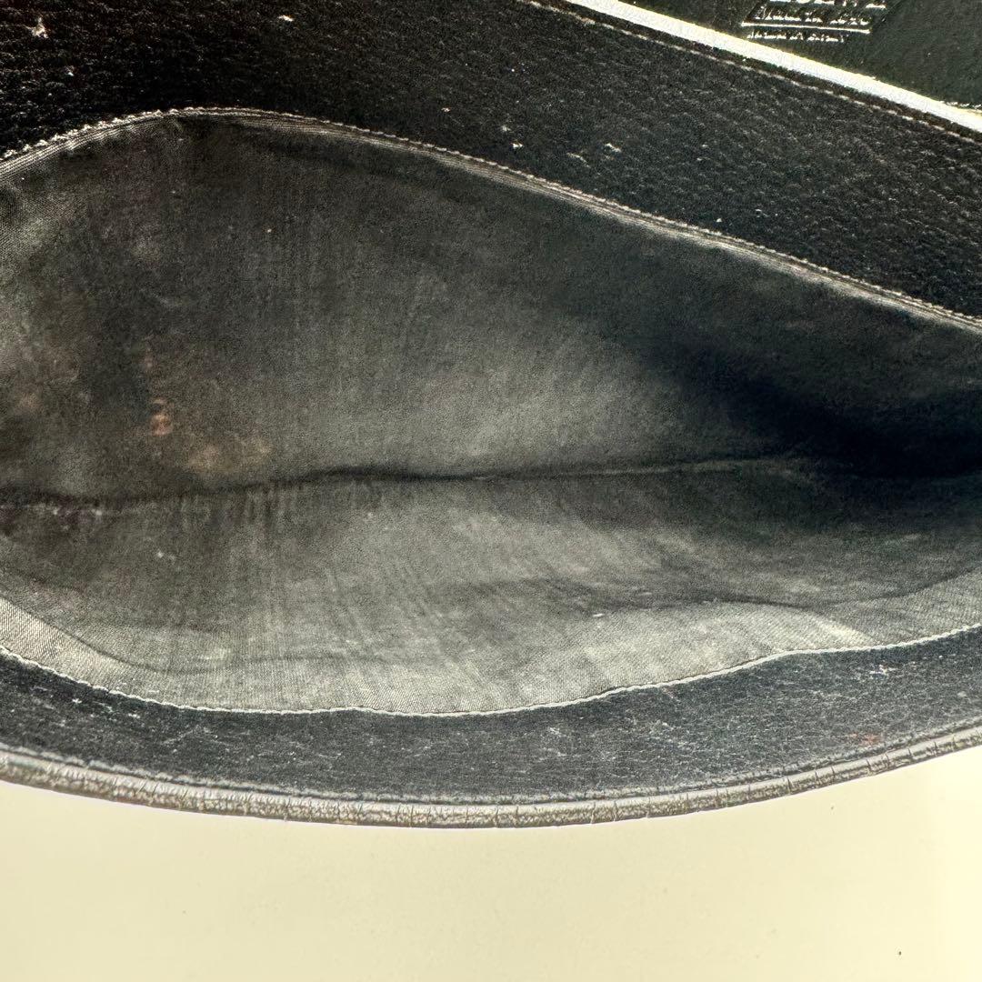 LOEWE ビジネスバッグ　ブラック　オールレザー　アナグラム　A4収納