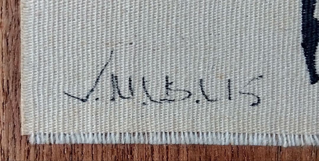 ヴィルジリオ•ナバイス　Virgilio Nabais　手書き　ブラジル芸術家