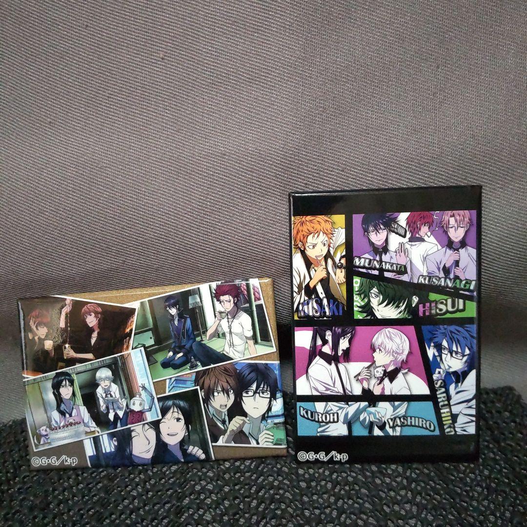 周防尊 複製原画 K 映画 SEVEN_STORIES 複製原画 スクエア缶バッジ 周防尊