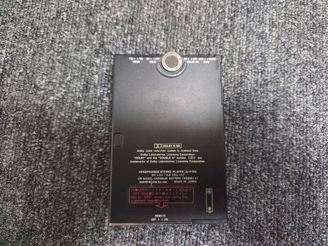 ☆ジャンク☆SANYO カセットプレーヤー remote JJ-P100