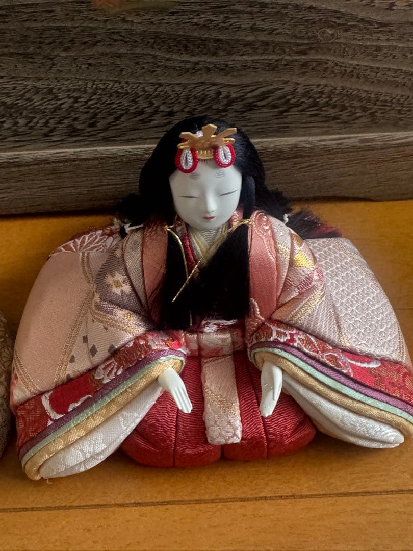 ミ*ん様 木目ひな人形 木村秀櫻　木目込人形